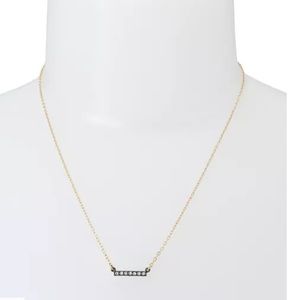 ALLSAINTS
Mini Pavé Bar Necklace, 18”